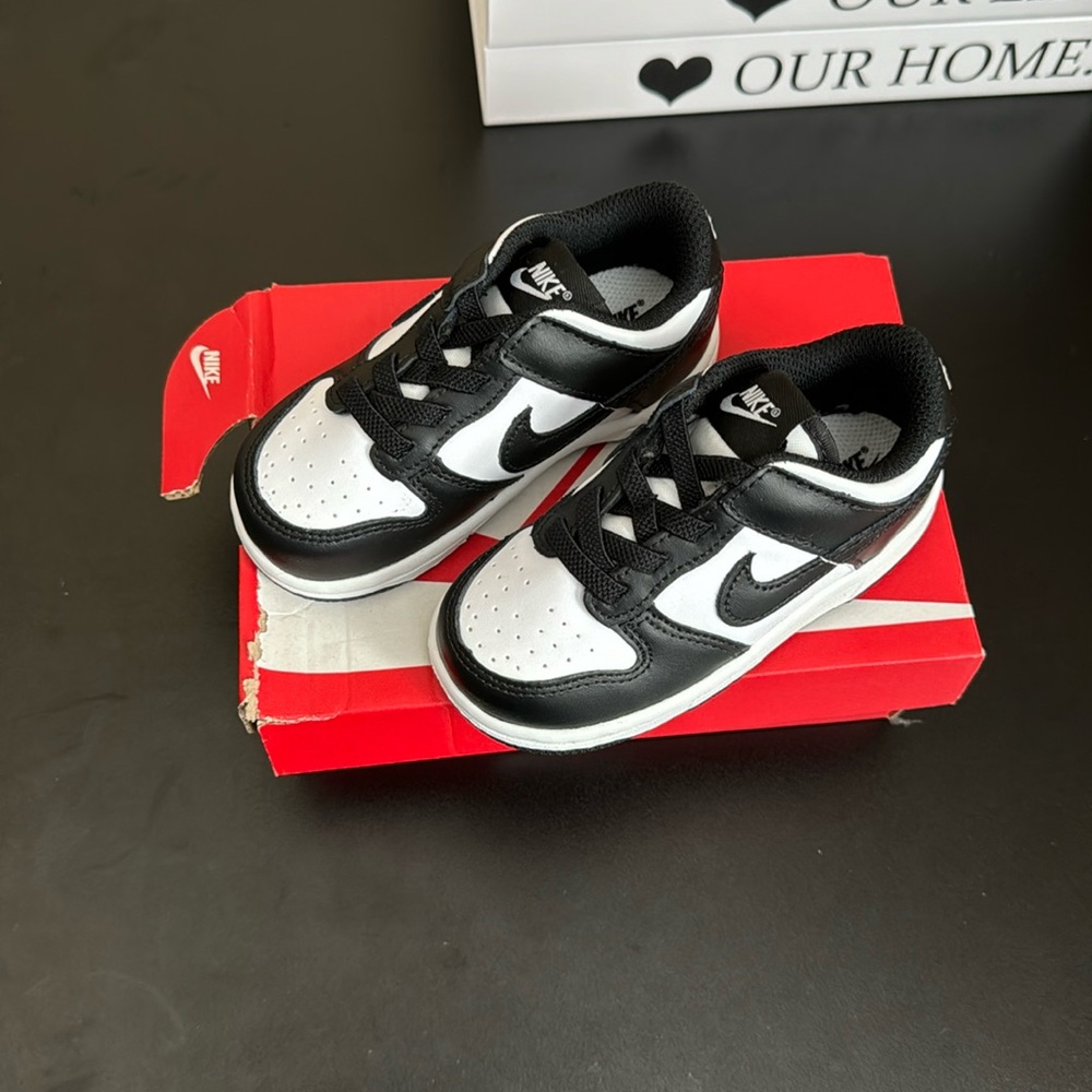 Nike Dunk Low 7C Toddler (Pandas)